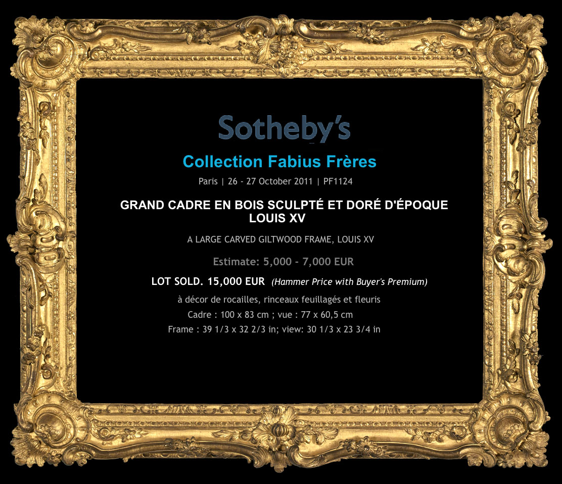 15,000 Euro picture frame